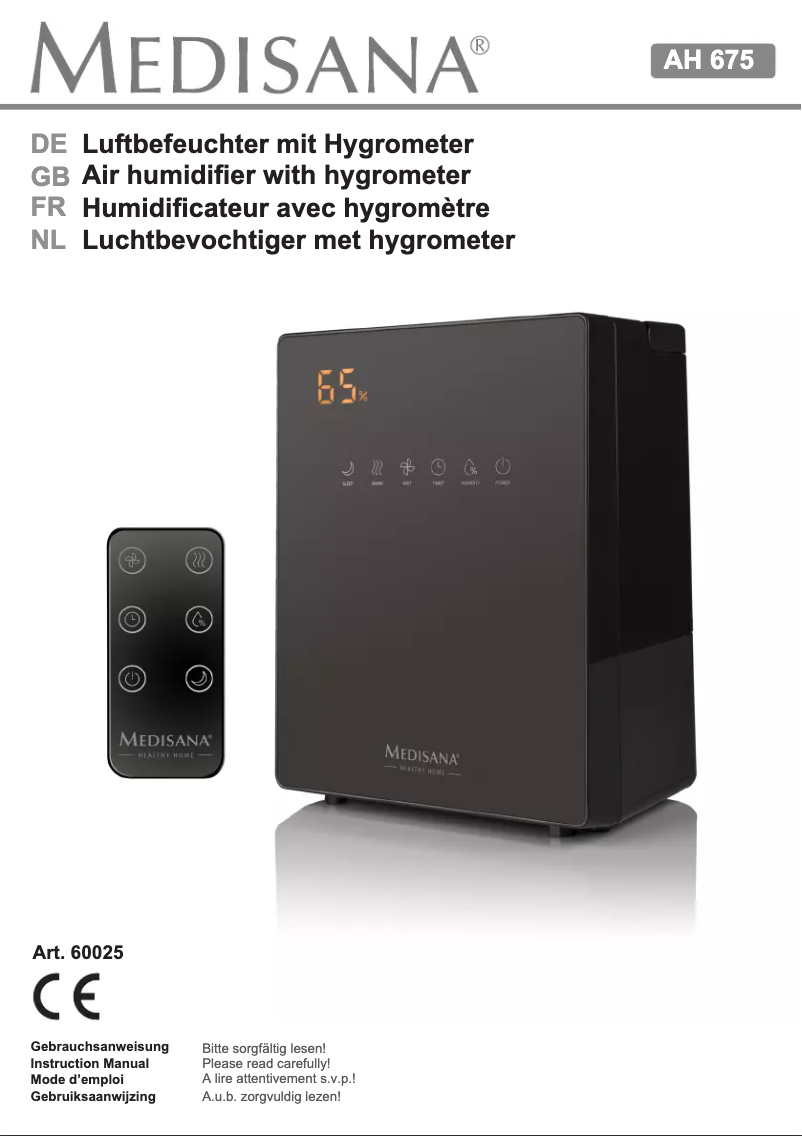 Imagen de la primera página del manual del dispositivo AH 675