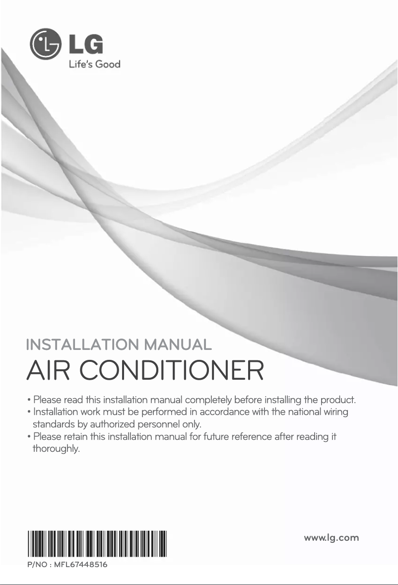 Imagen de la primera página del manual del dispositivo AUUQ54LH1