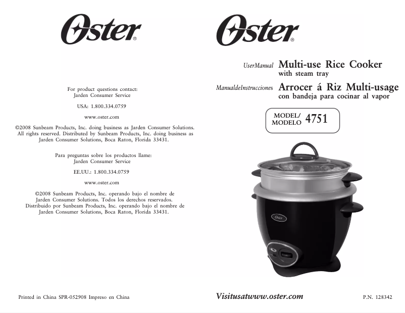 Imagen de la primera página del manual del dispositivo 4751