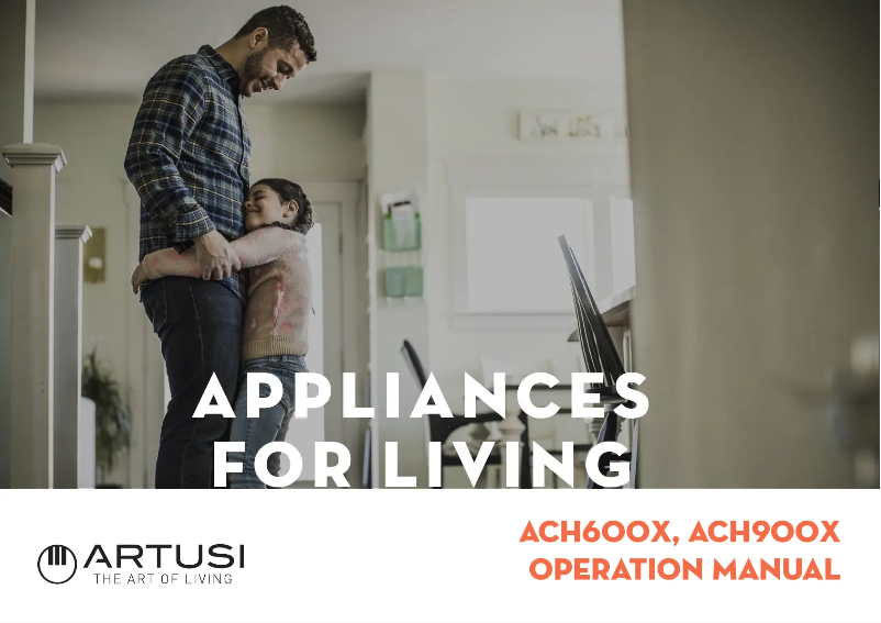 Página 1 del manual Manual de usuario Artusi ACH600X