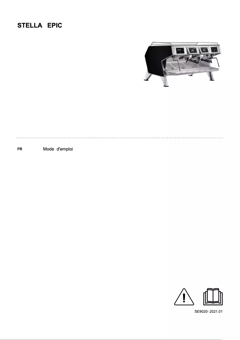 Imagen de la primera página del manual del dispositivo STELLA EPIC 2