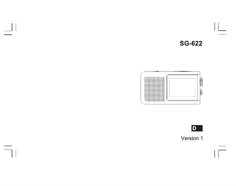 Imagen de la primera página del manual del dispositivo SG-622