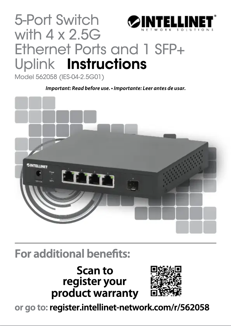 Página nº 1 - Manual de usuario Intellinet 562058