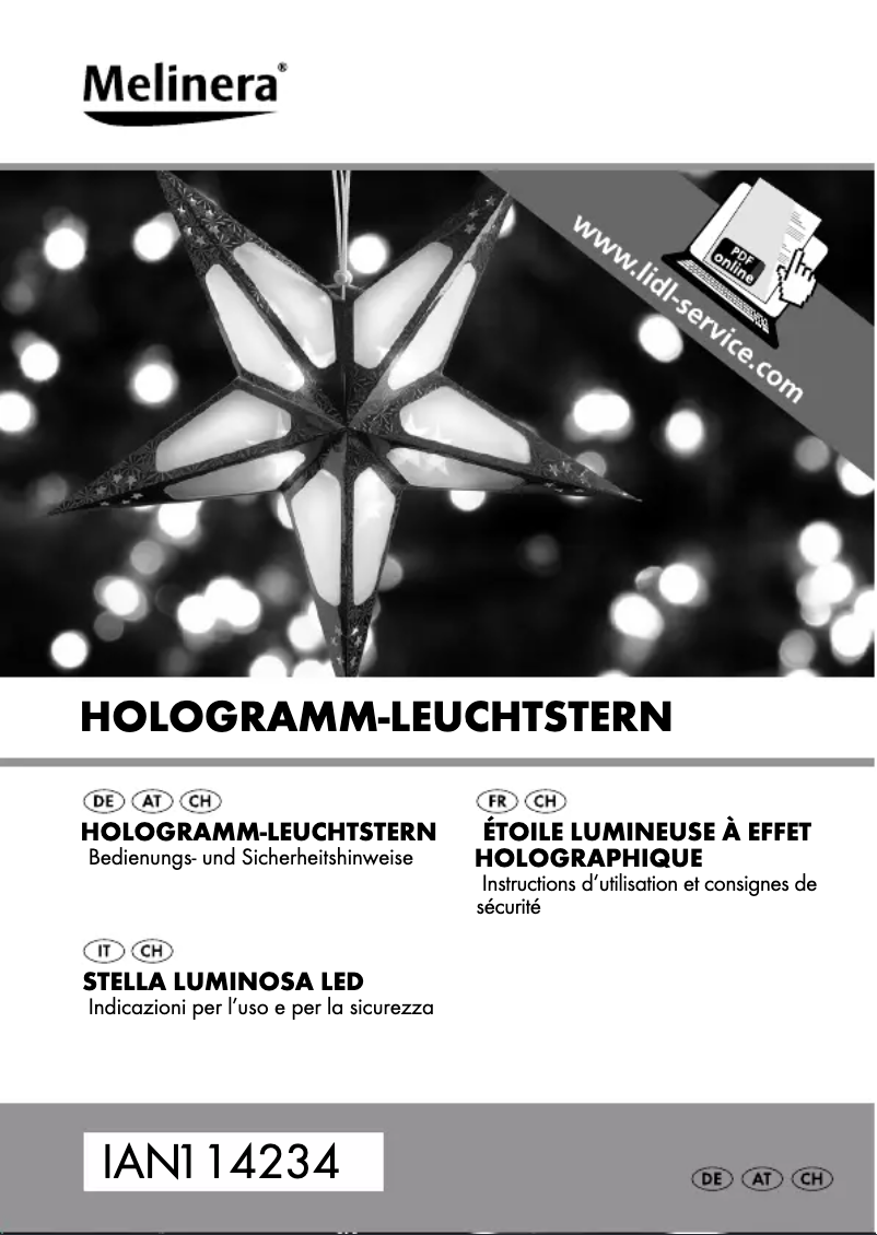 Página 1 del manual Manual de usuario Melinera HG04151