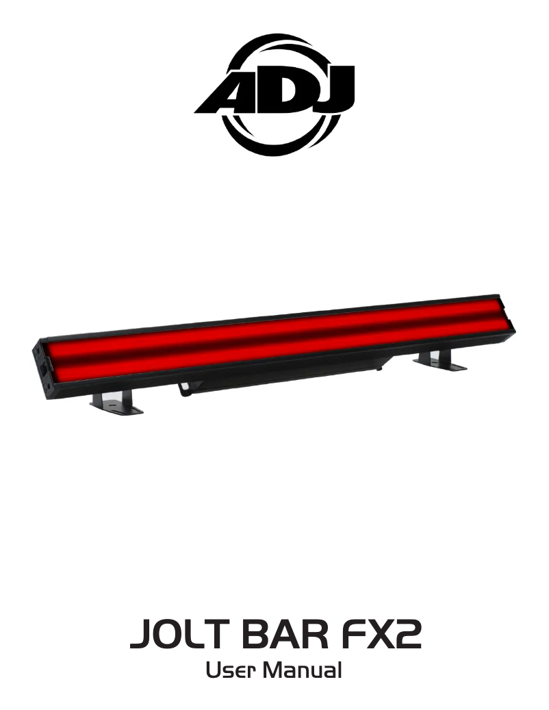 Imagen de la primera página del manual del dispositivo Jolt Bar FX2