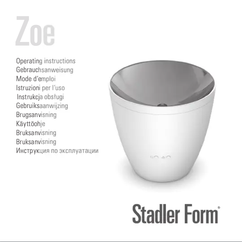 Página 1 del manual Manual de usuario Stadler Form Zoe