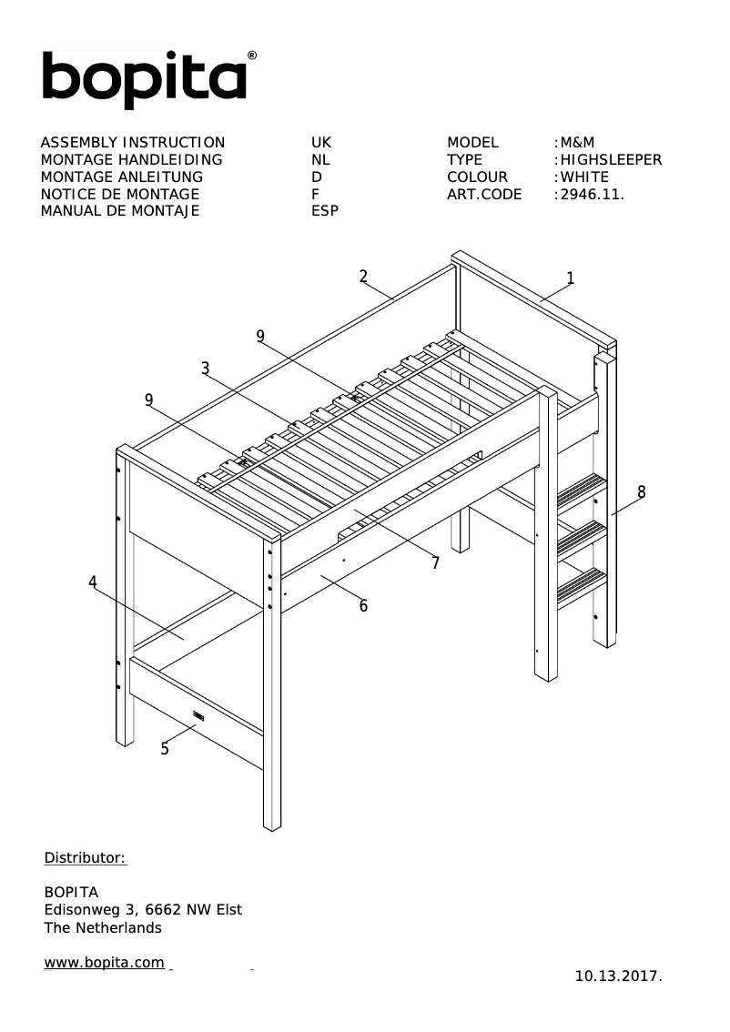 Imagen de la primera página del manual del dispositivo Seppe
