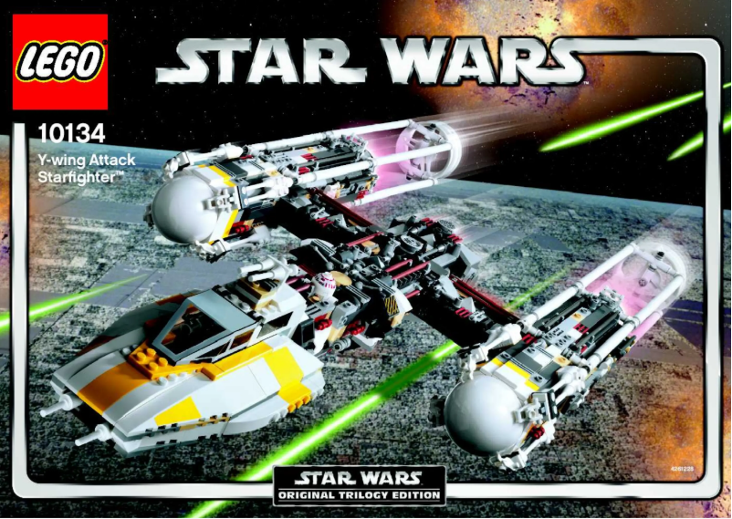 Página 1 del manual Manual de usuario Lego Y-wing Attack Starfighter (TM)