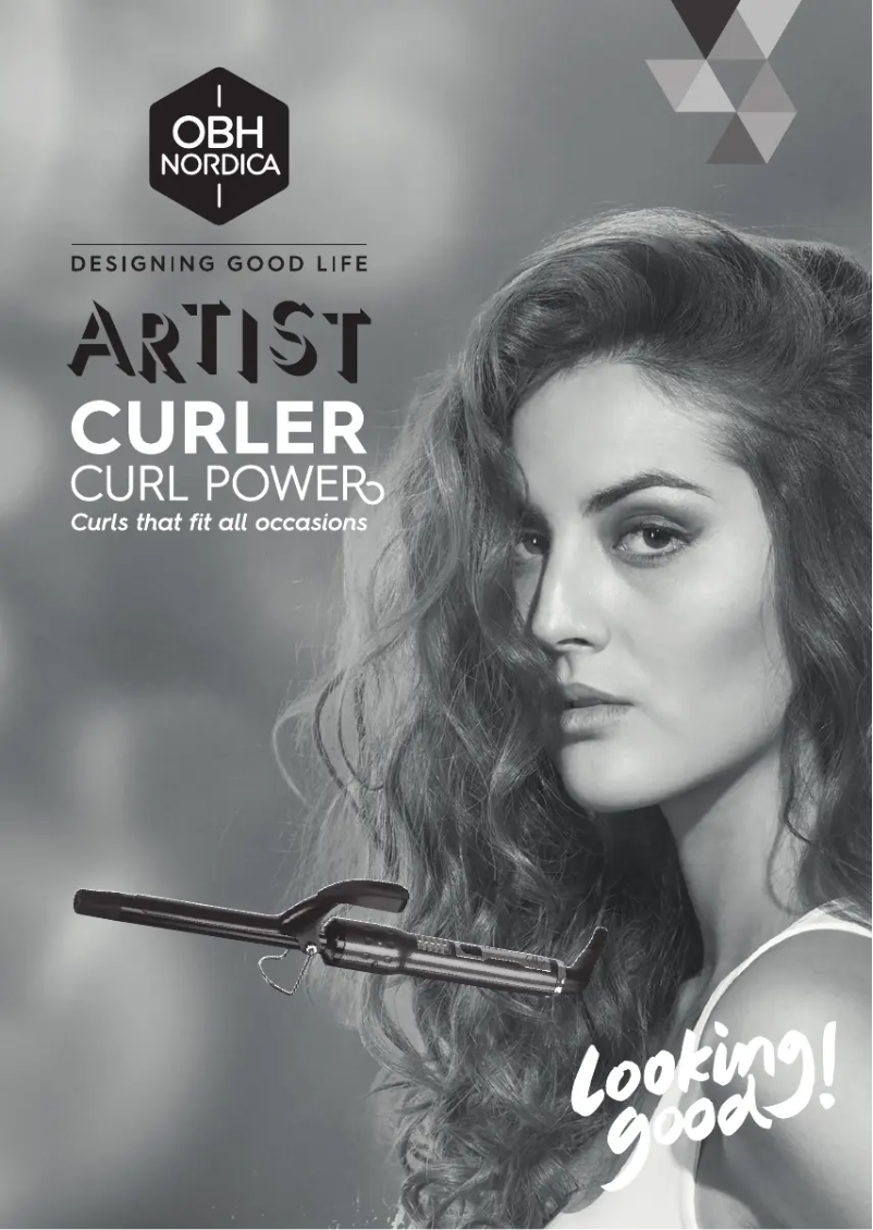 Página 1 del manual Manual de usuario OBH Nordica Artist Curl Power 5835
