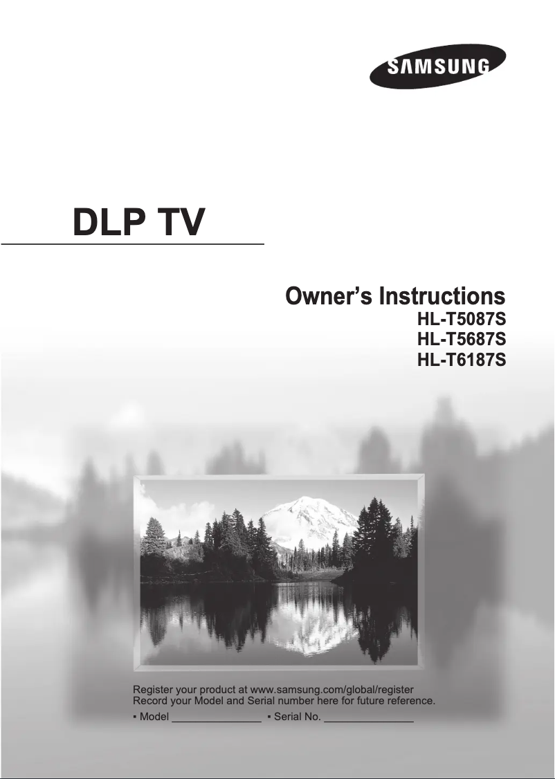 Imagen de la primera página del manual del dispositivo HL-T6187S