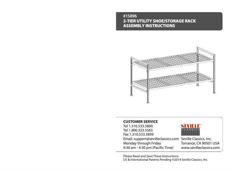 Imagen de la primera página del manual del dispositivo SHE15896