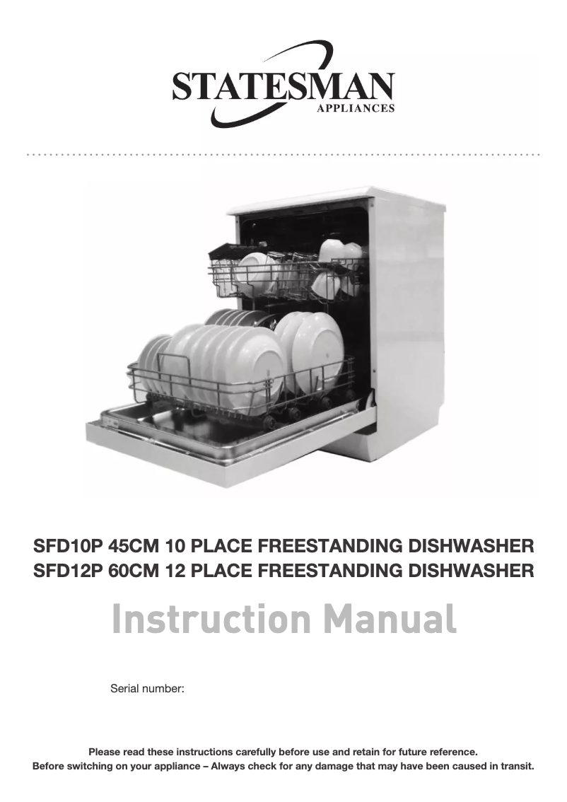 Imagen de la primera página del manual del dispositivo SFD12P