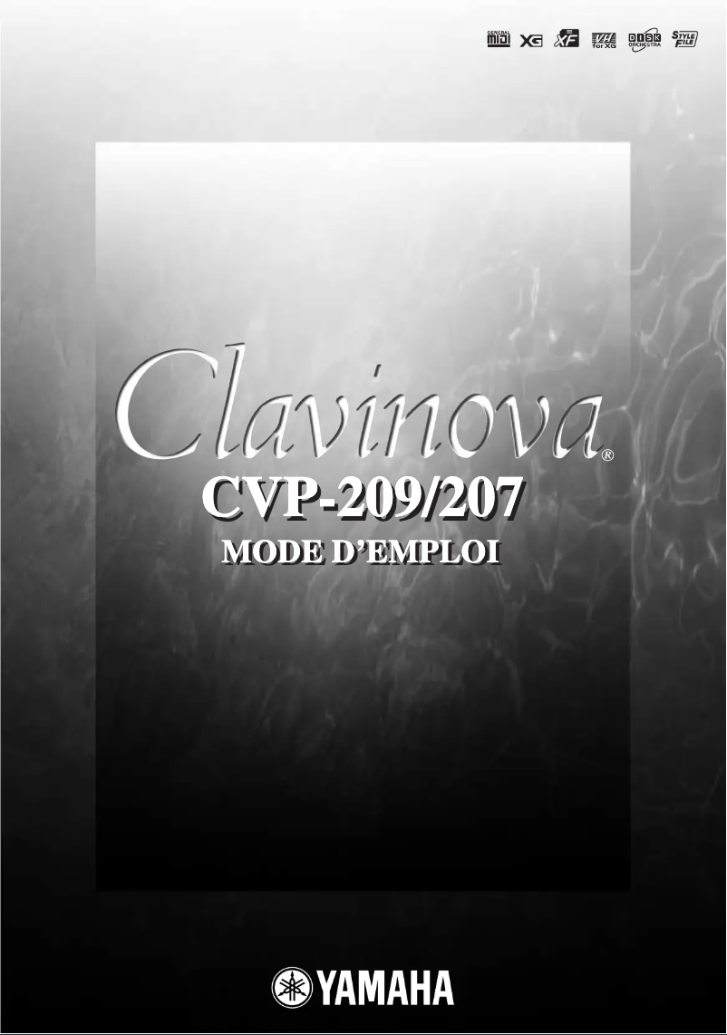 Imagen de la primera página del manual del dispositivo Clavinova CVP-209