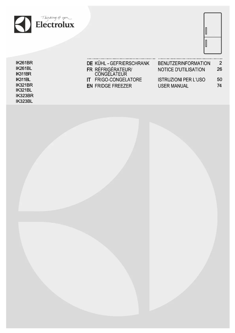 Imagen de la primera página del manual del dispositivo IK321BL