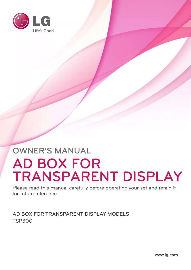 Imagen de la primera página del manual del dispositivo TSP300-A