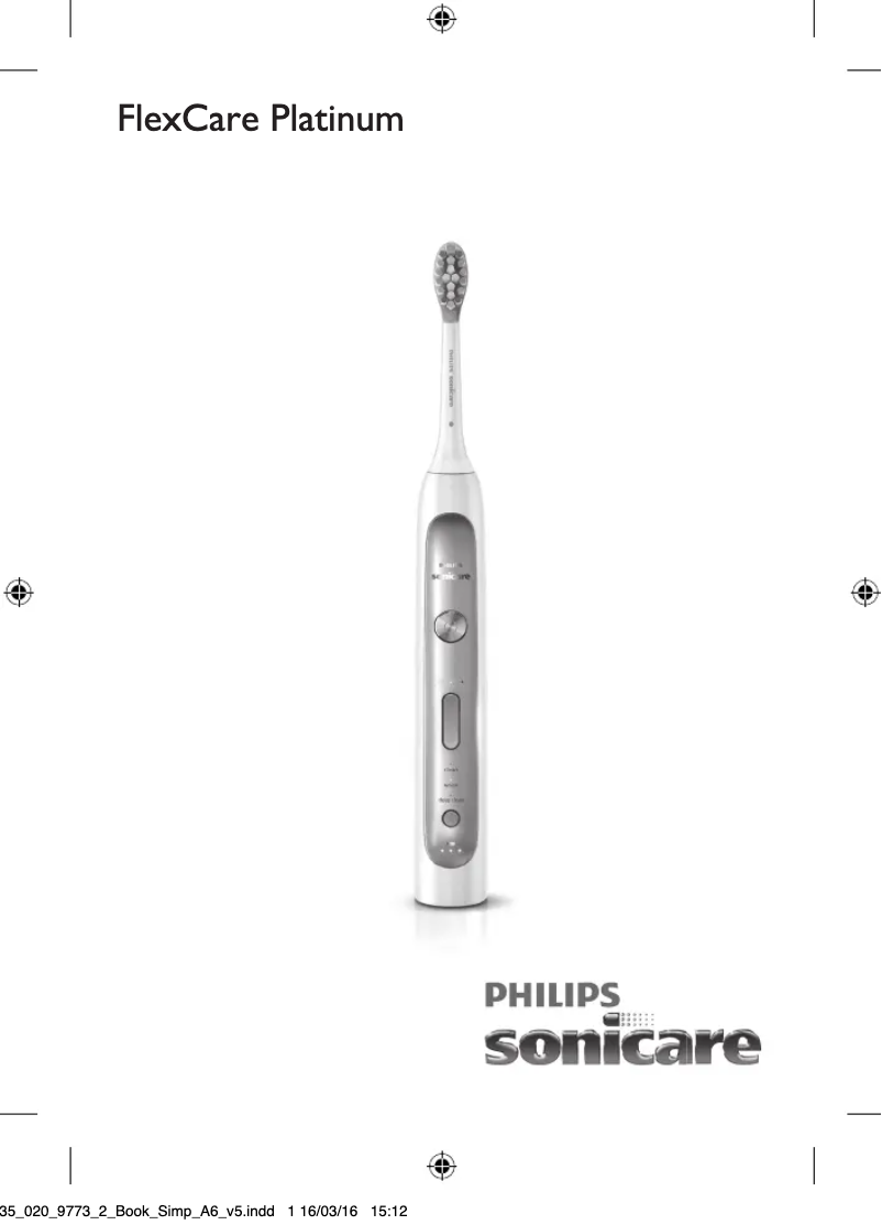 Página 1 del manual Manual de usuario Philips Sonicare FlexCare+ HX6972