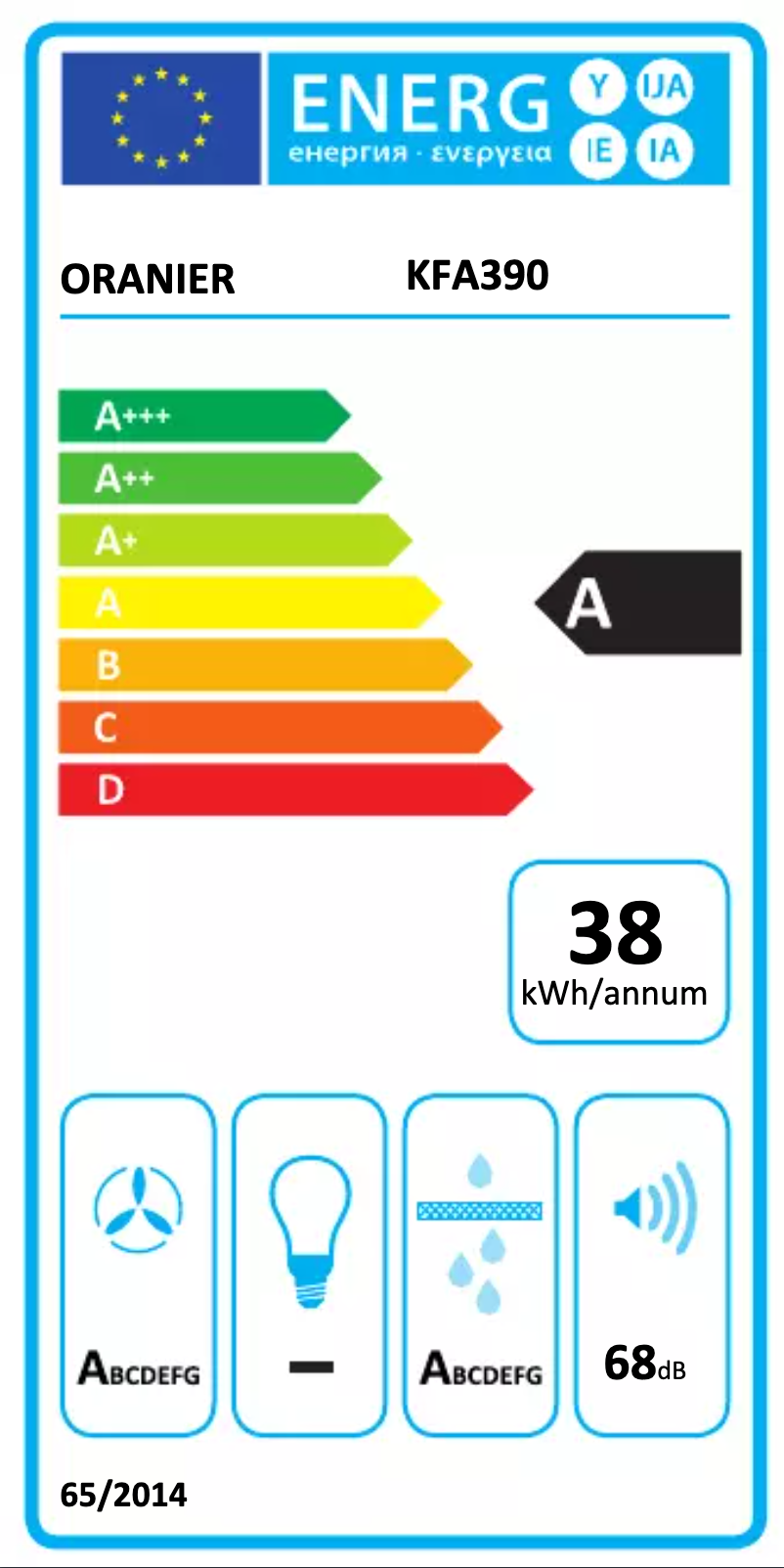 Imagen de la primera página del manual del dispositivo KFA390