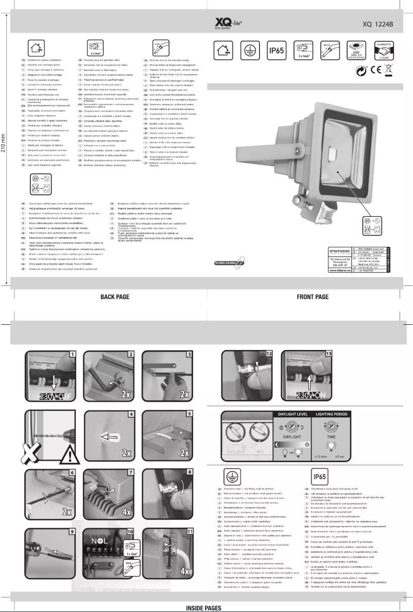 Página 1 del manual Manual de usuario XQ-lite PS6WB