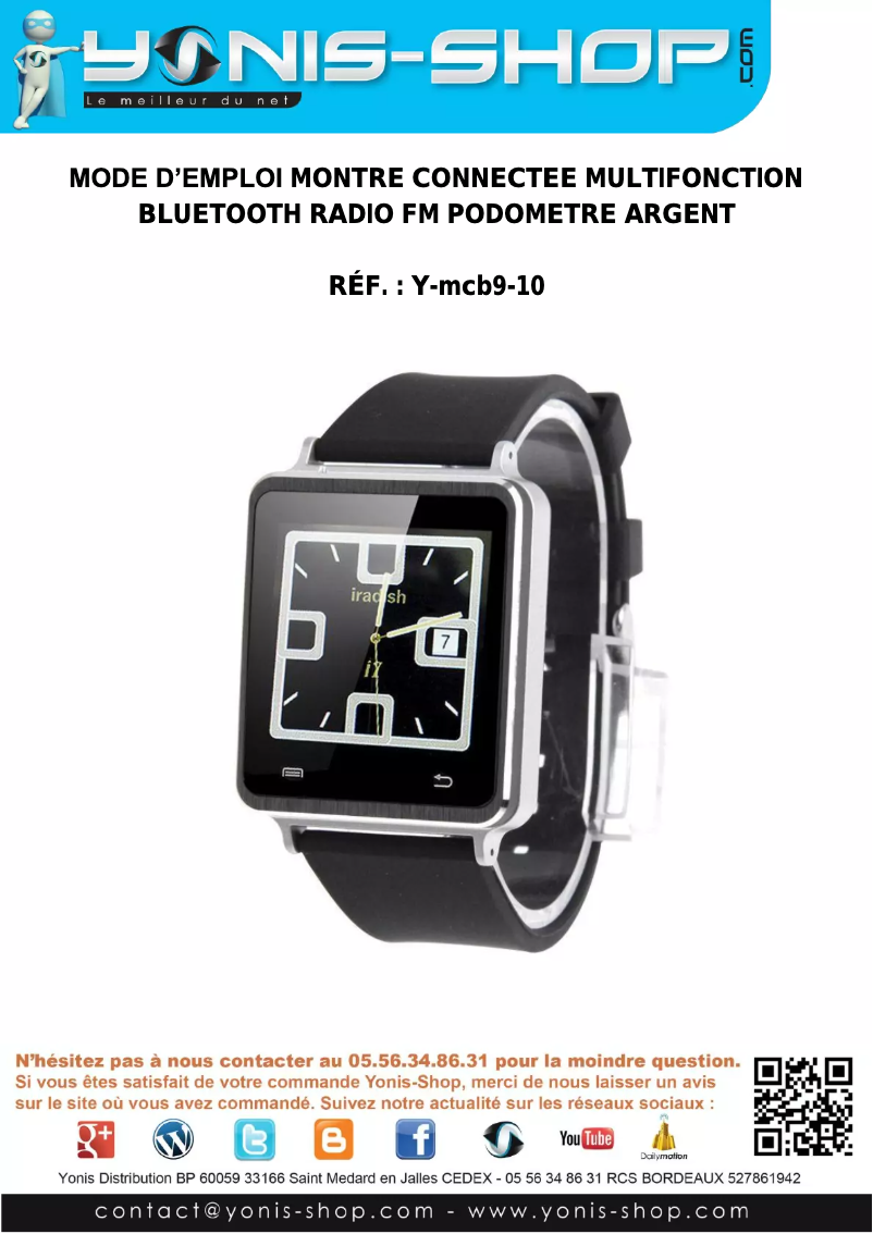 Página 1 del manual Manual de usuario Yonis Y-MCB10