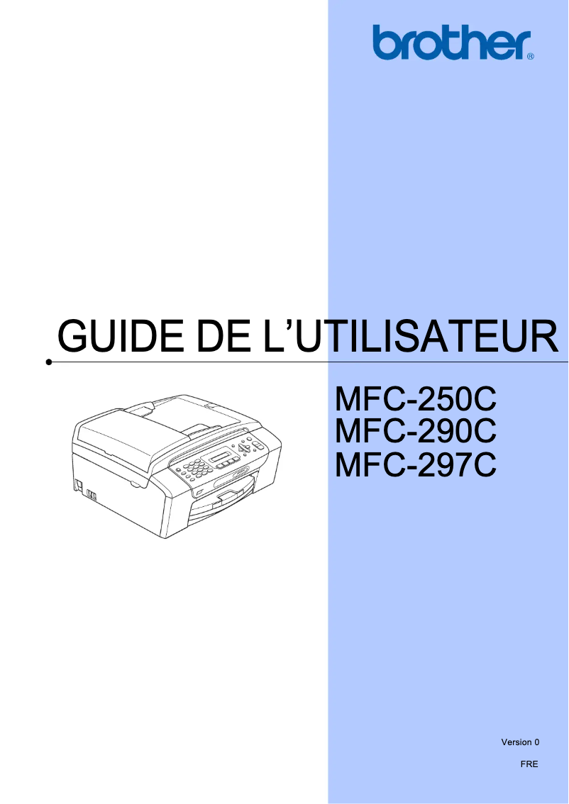 Imagen de la primera página del manual del dispositivo MFC-297C