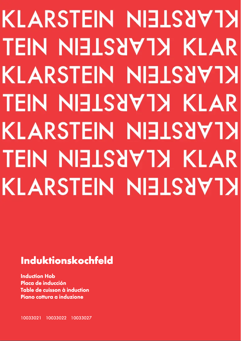 Página 1 del manual Manual de usuario Klarstein 10033027
