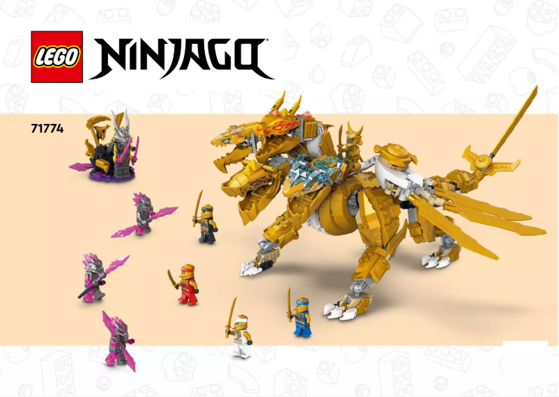 Página 1 del manual Manual de usuario Lego Ninjago 71774