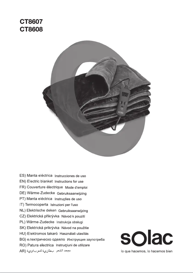 Imagen de la primera página del manual del dispositivo CT8608
