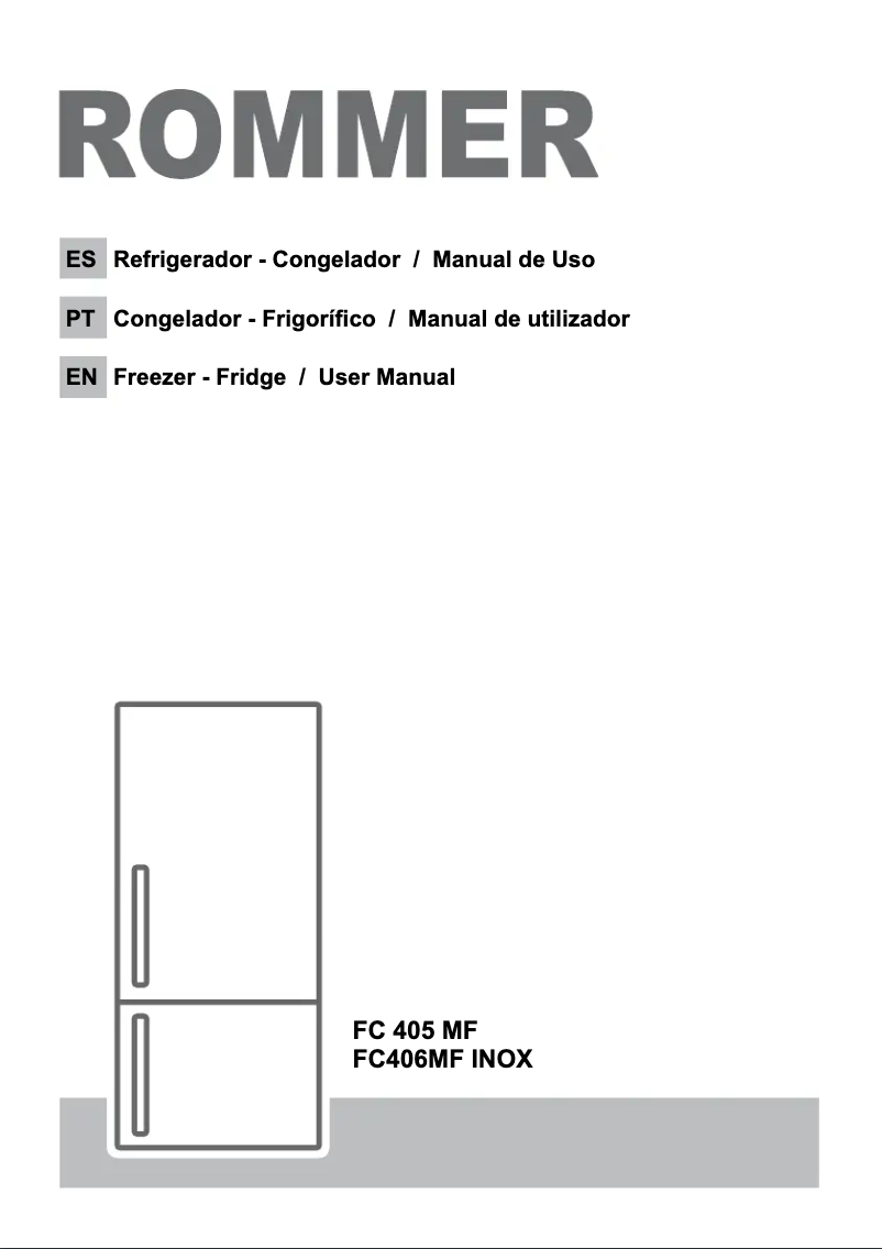 Página 1 del manual Manual de usuario Rommer FC 406 MF INOX