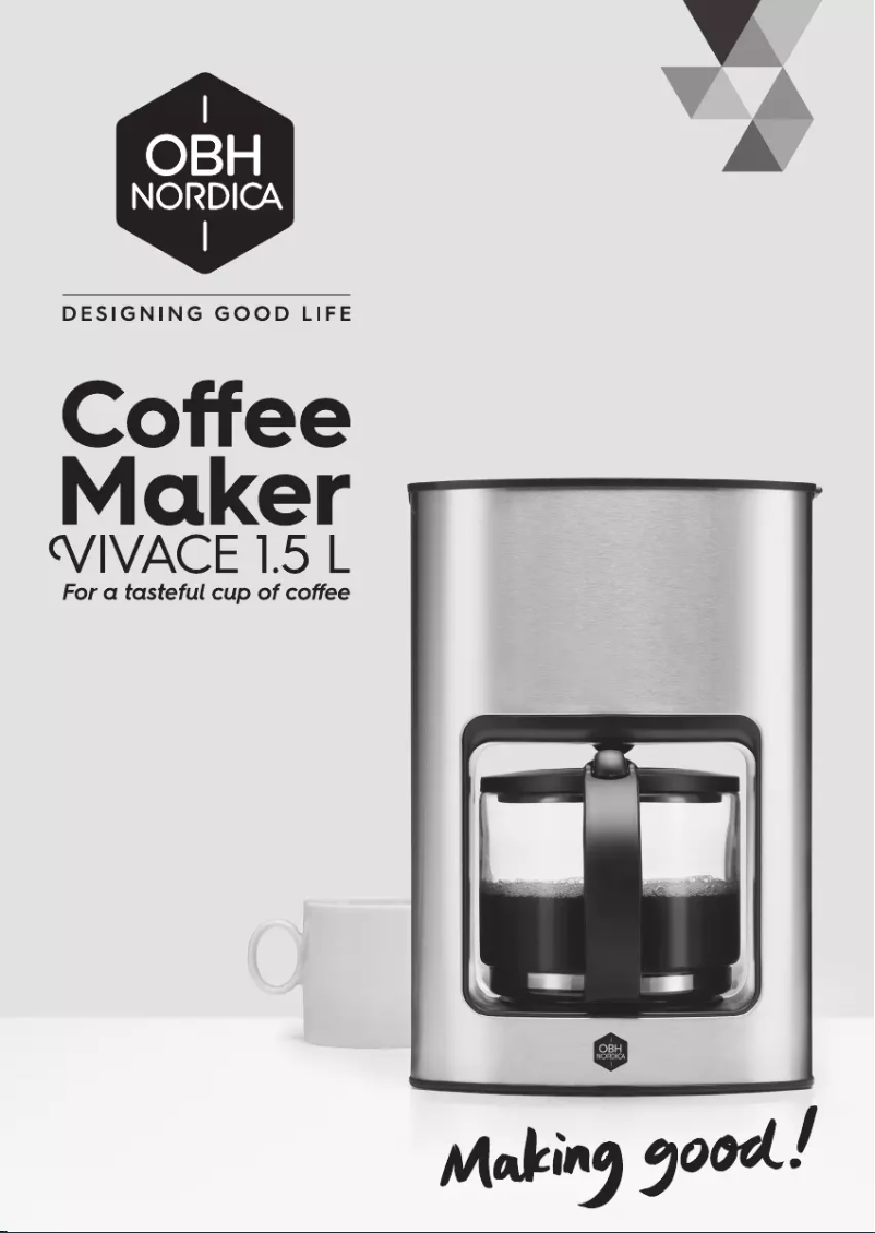 Imagen de la primera página del manual del dispositivo Vivace