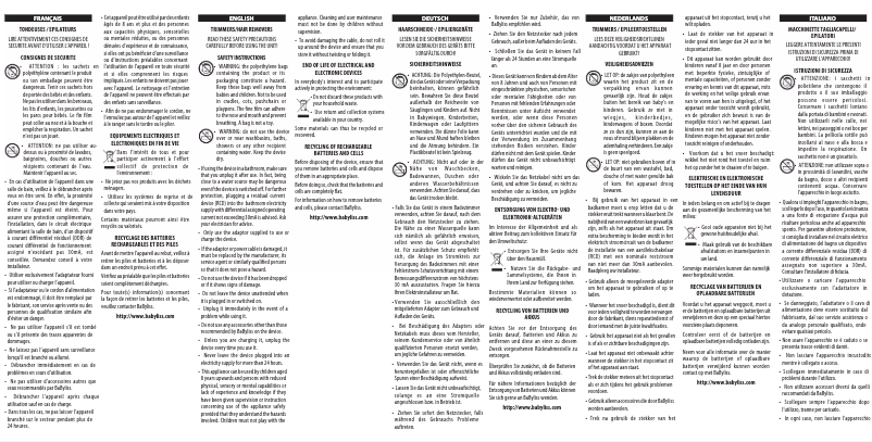 Imagen de la primera página del manual del dispositivo Wtech Precision Plus T830E