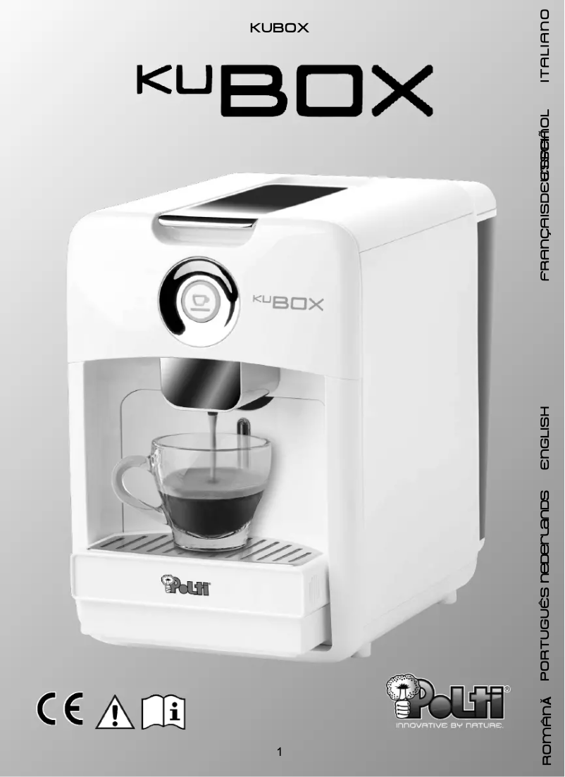 Imagen de la primera página del manual del dispositivo Kubox