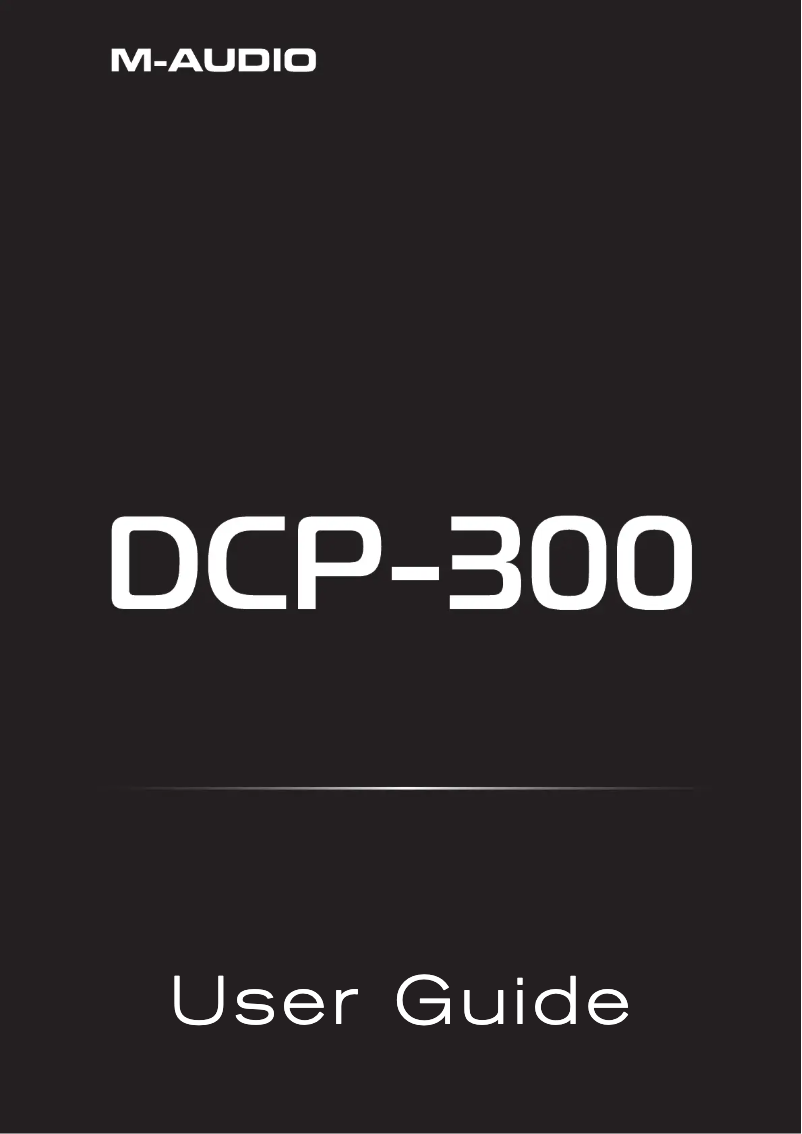 Página 1 del manual Manual de usuario M-Audio DCP-300