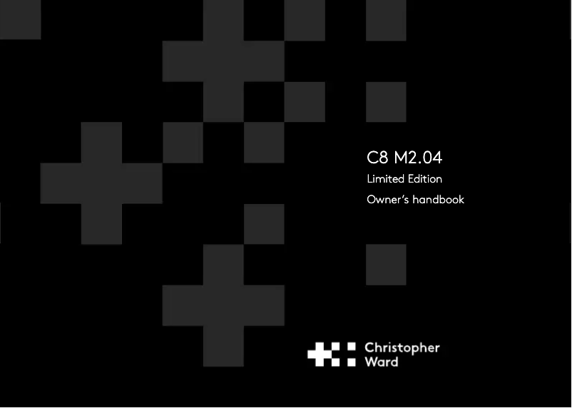 Página nº 1 - Manual de usuario Christopher Ward C8 M2.04 Limited Edition