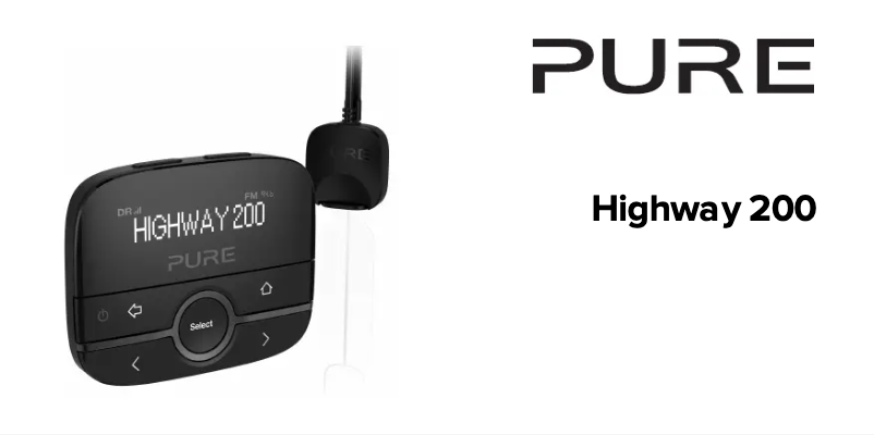 Imagen de la primera página del manual del dispositivo Highway