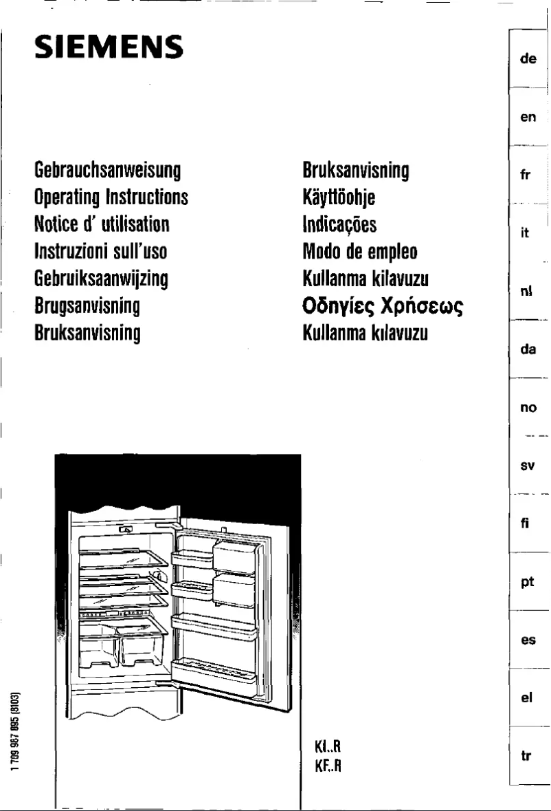 Página 1 del manual Manual de usuario Siemens KI8R00