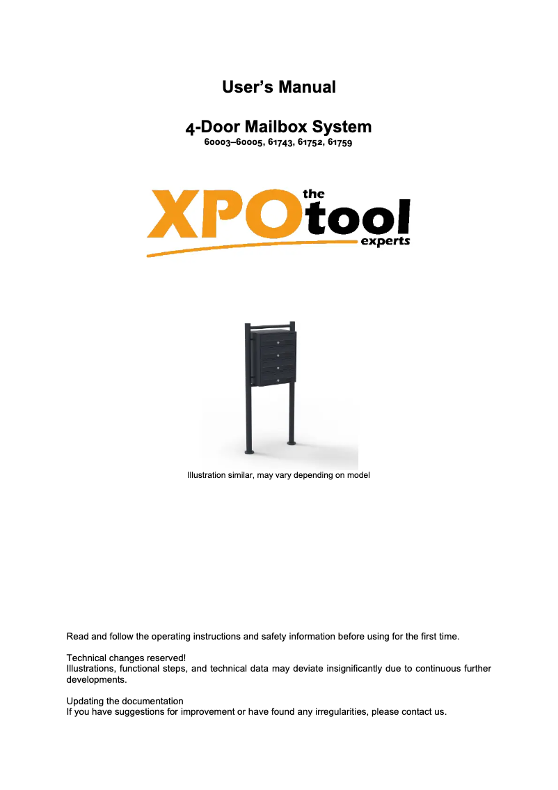 Página nº 1 - Manual de usuario WilTec 61752