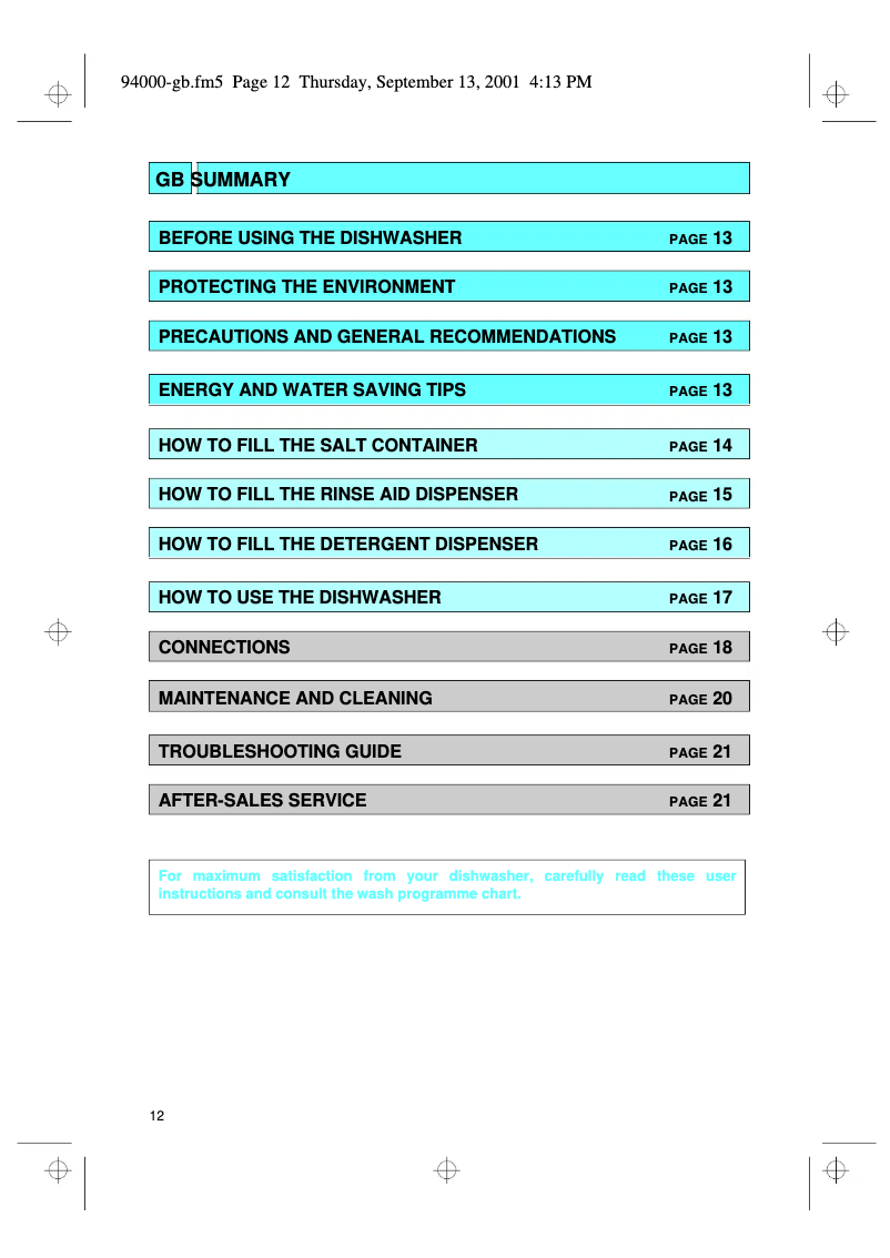 Página 1 del manual Manual de usuario Bauknecht GSI 4633/1 SW