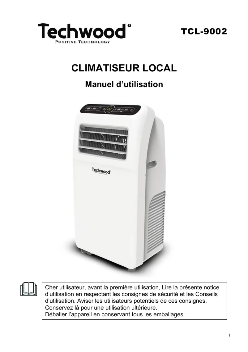 Página 1 del manual Manual de usuario Techwood TCL-012