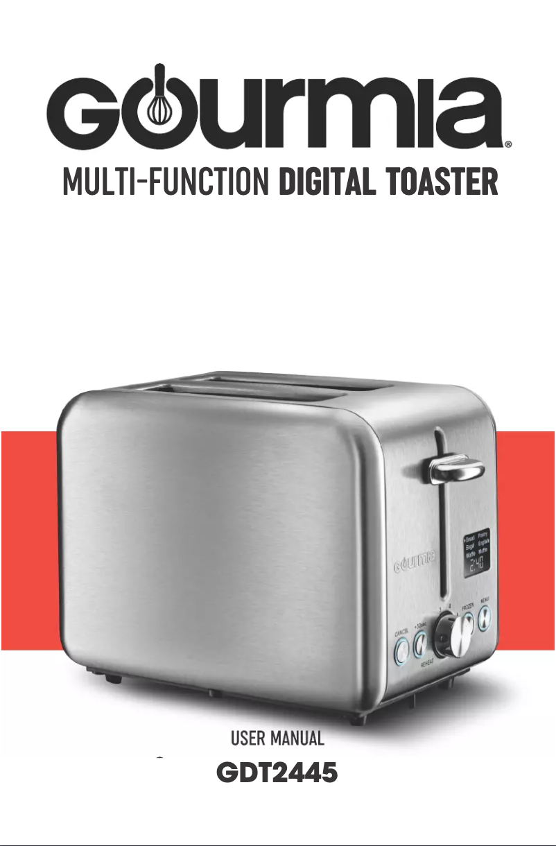 Página 1 del manual Manual de usuario Gourmia GDT2445