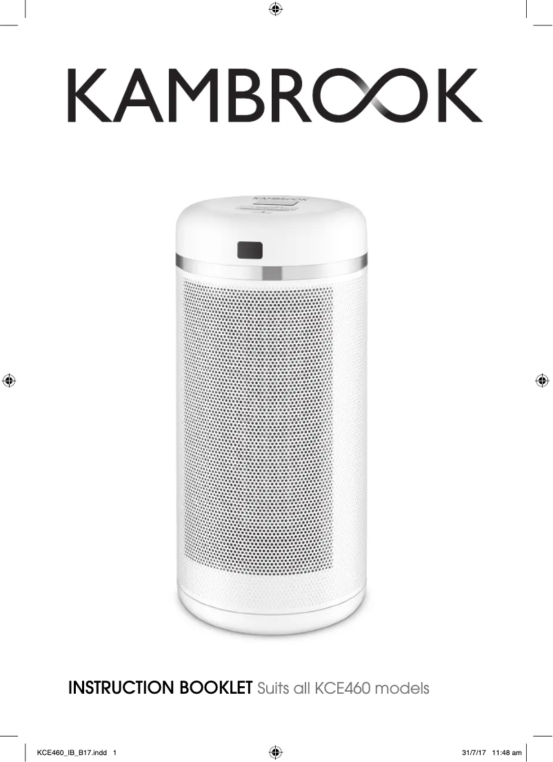 Página 1 del manual Manual de usuario Kambrook KCE460