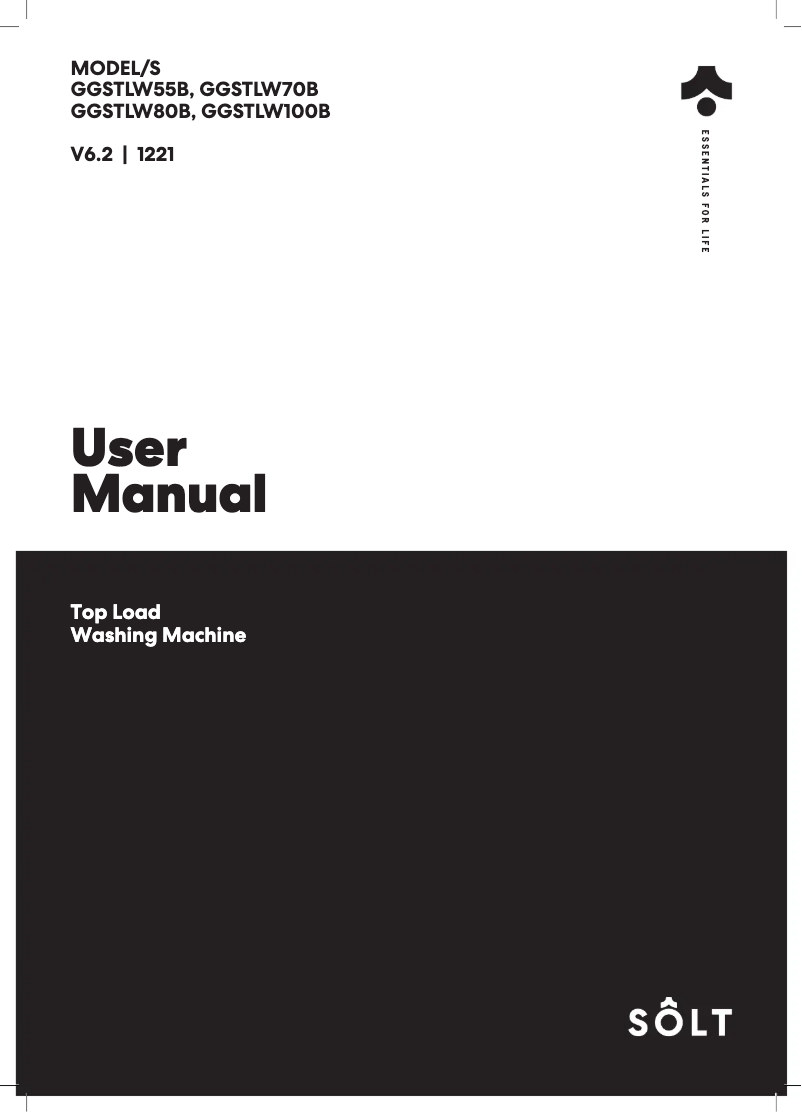 Imagen de la primera página del manual del dispositivo GGSTLW55B