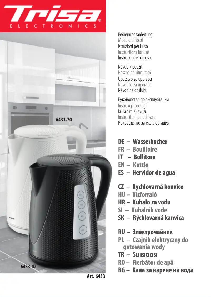 Página 1 del manual Manual de usuario Trisa Sportline 6433.4245