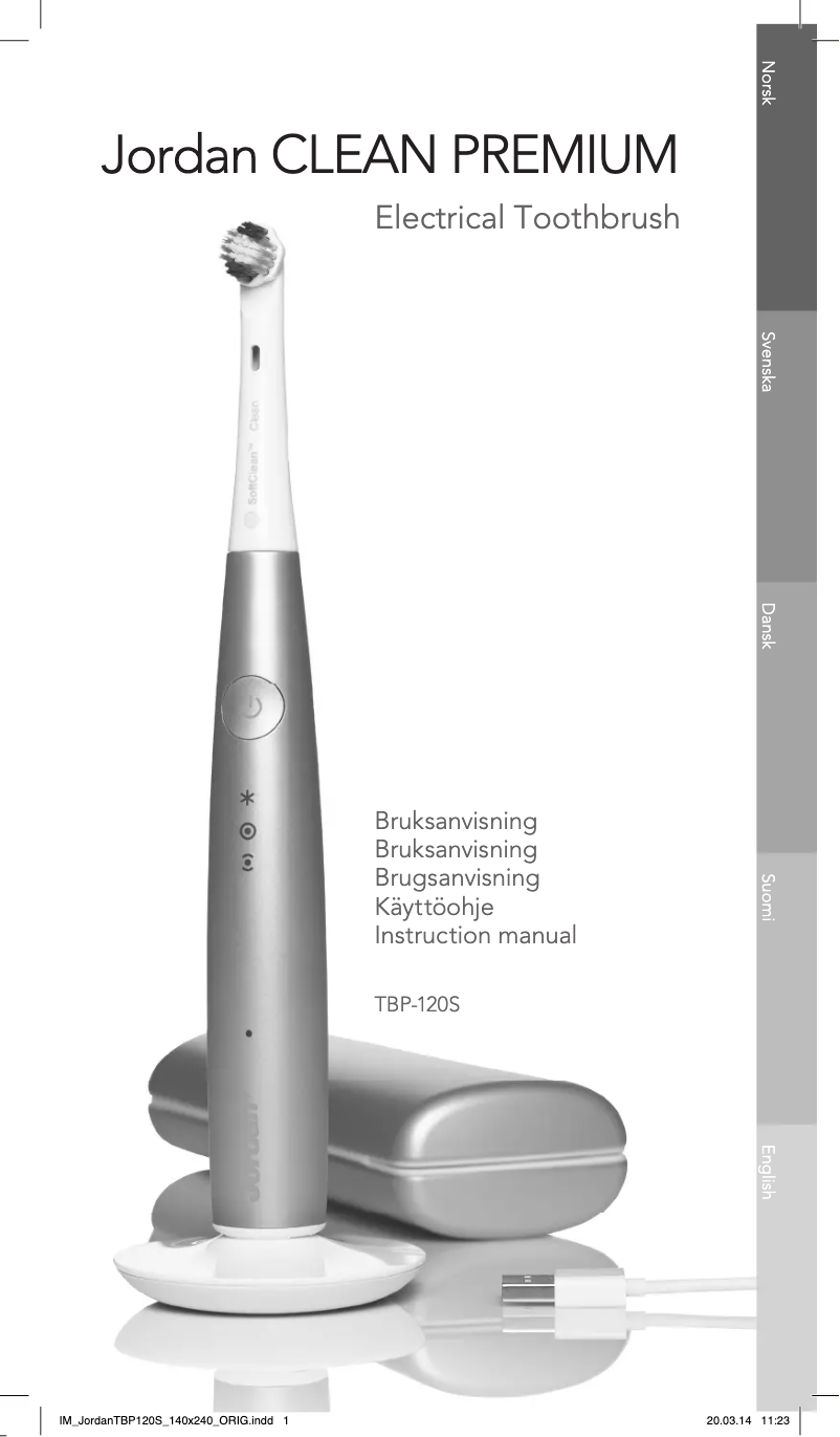 Imagen de la primera página del manual del dispositivo Clean Premium