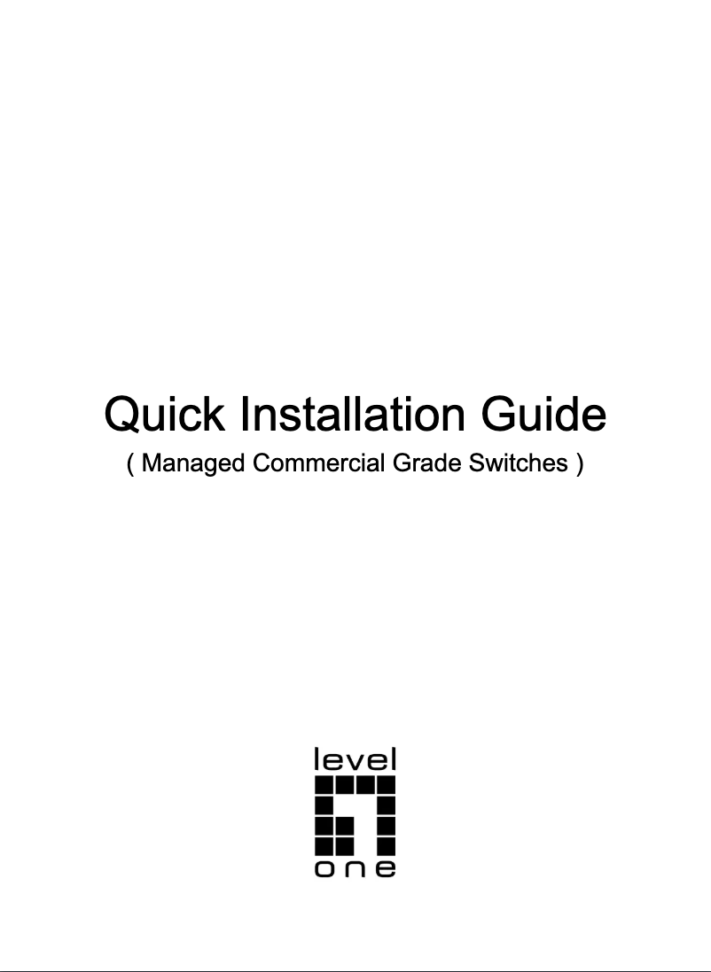 Página 1 del manual Manual de usuario LevelOne GEP-2861