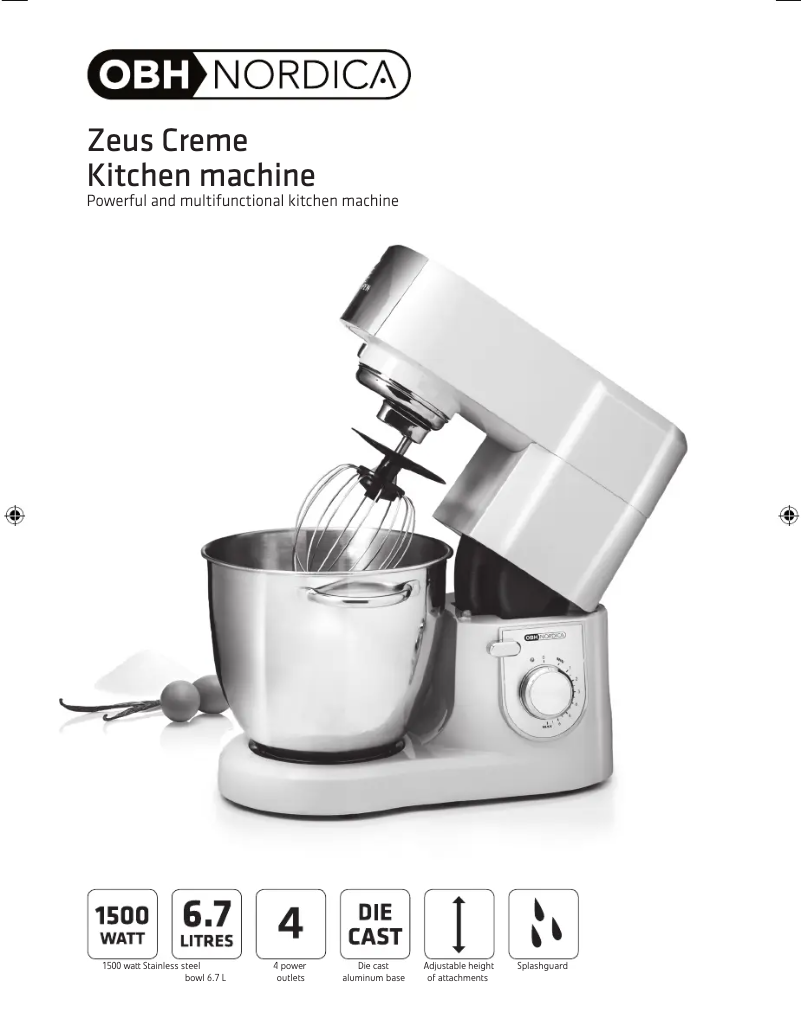 Imagen de la primera página del manual del dispositivo Zeus 6697