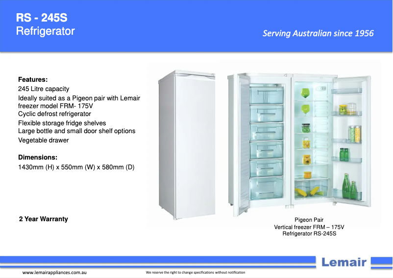 Imagen de la primera página del manual del dispositivo FRM-175V
