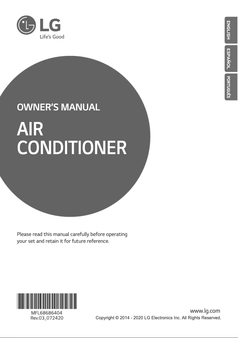 Página 1 del manual Manual de usuario LG ARNU42GTMA4