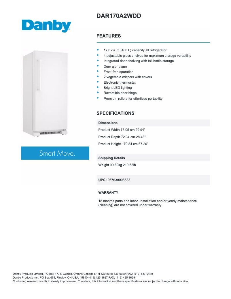 Imagen de la primera página del manual del dispositivo DAR170A2
