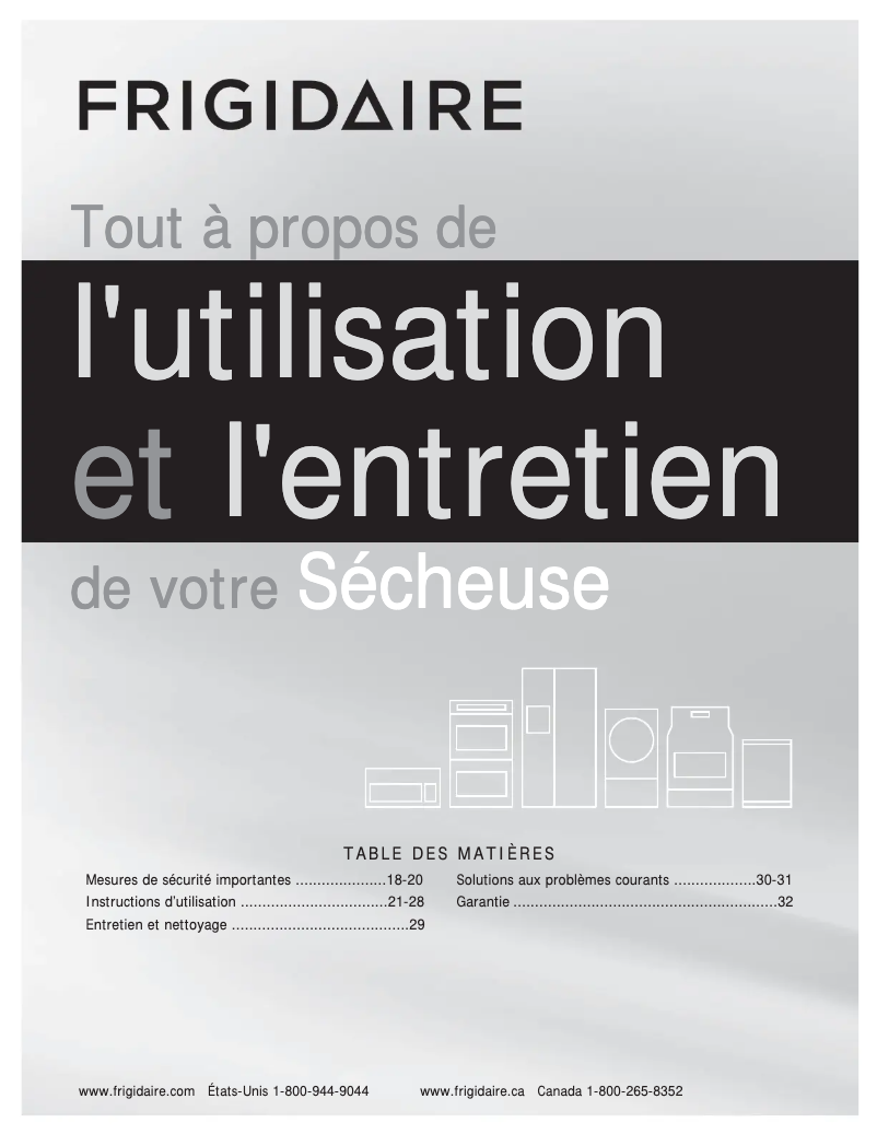 Página 1 del manual Manual de usuario Frigidaire FARG4044MW