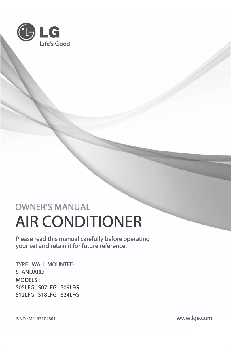 Imagen de la primera página del manual del dispositivo HSNC246C4A1